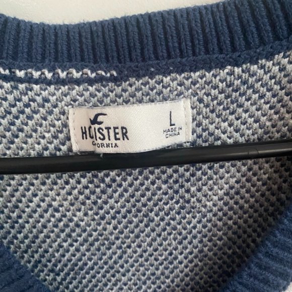 Hollister Argyle V-Neck Sweater Vest (L) - Picture 3 of 4
